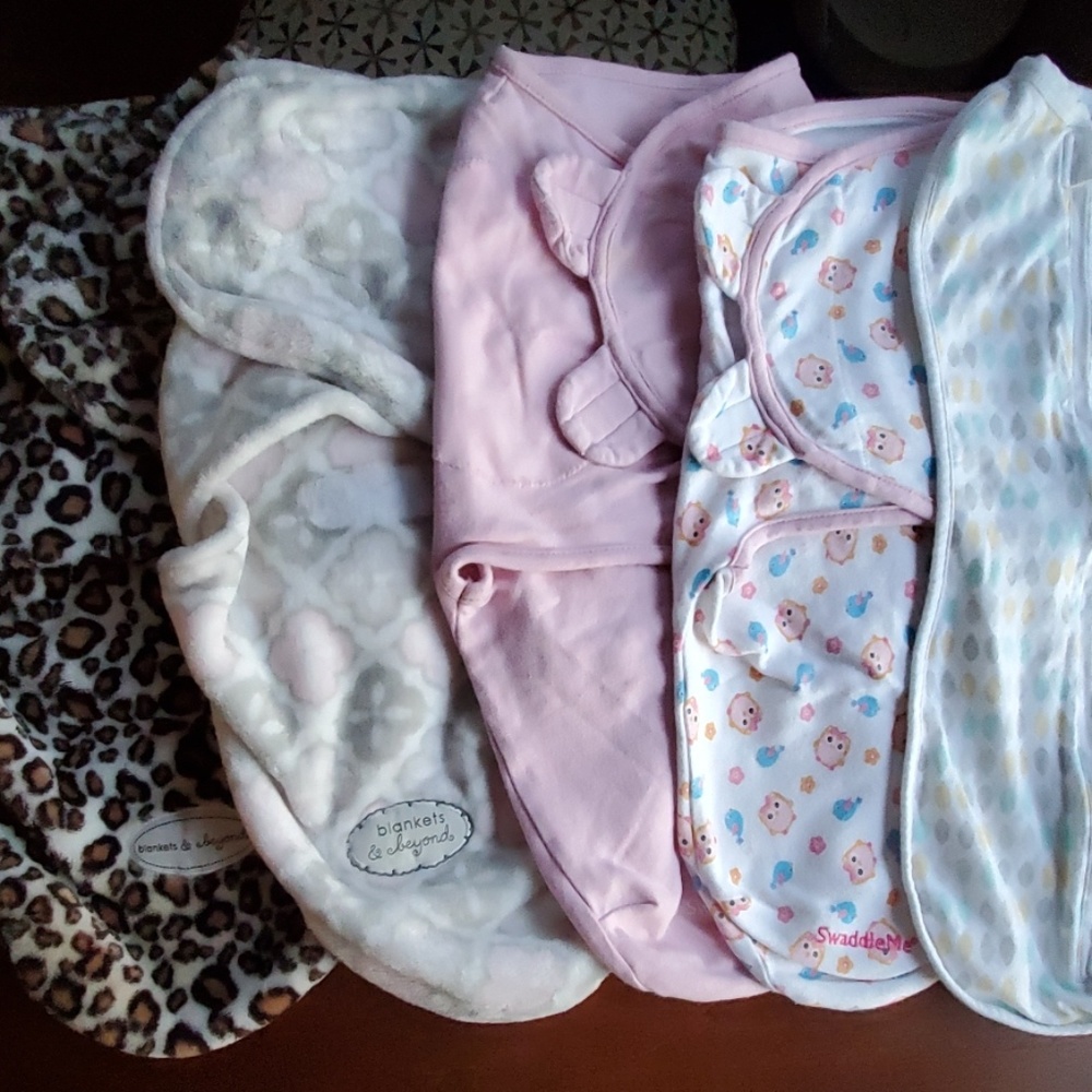 *SOLD* Baby Girl Swaddle Sleep Sacks